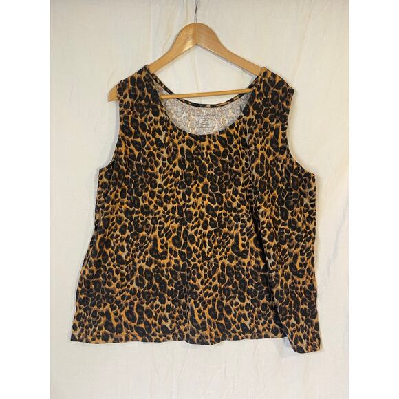 Jessica London Tops - Jessica London cheetah print tank top